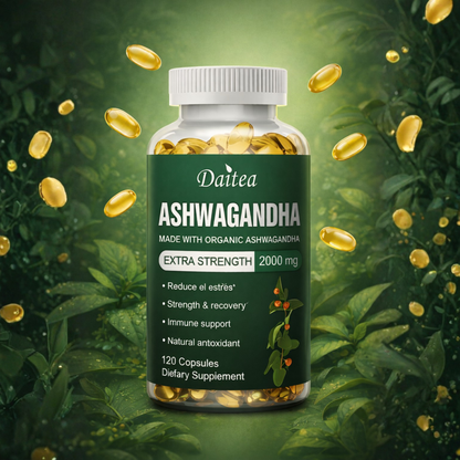 Extracto orgánico natural de ashwagandha