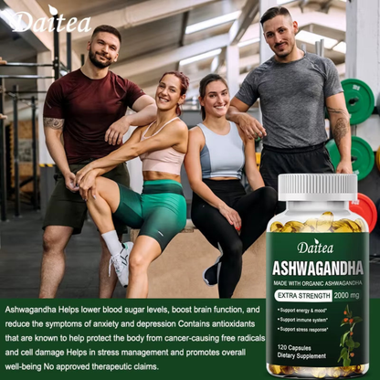 Extracto orgánico natural de ashwagandha